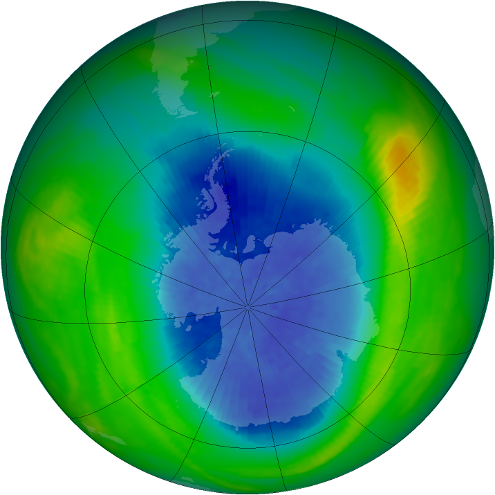 Ozone Map 1983-09-27